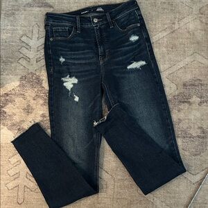Old Navy 4 Tall High Rise Rockstar Skinny Jeans